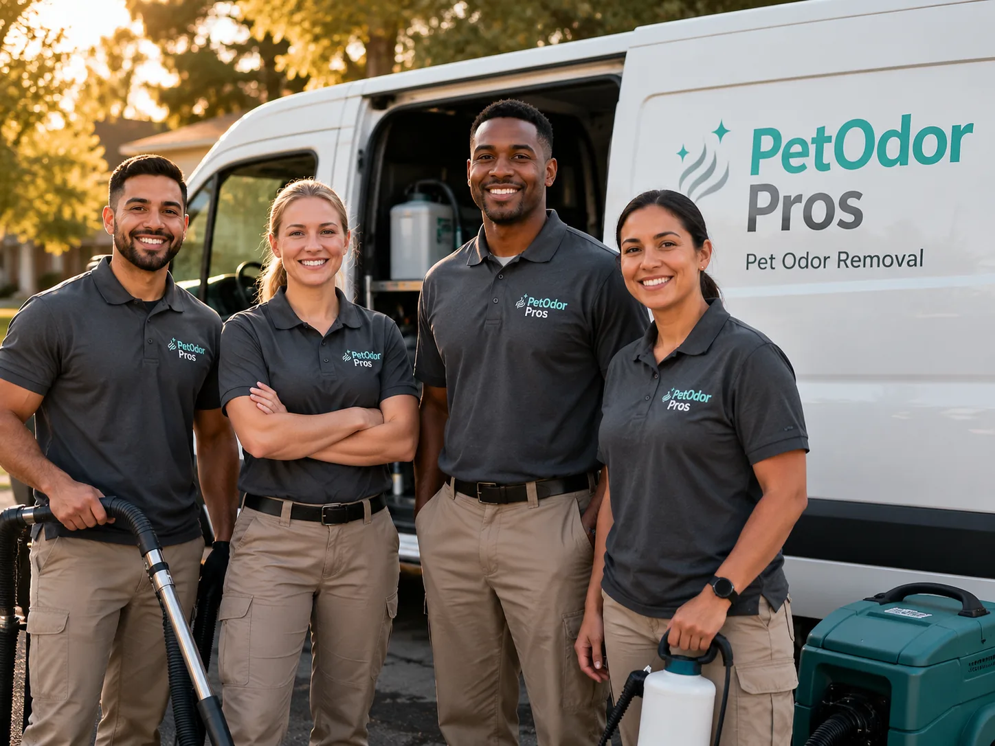 Pet Odor Removal team serving Leonidas, MI